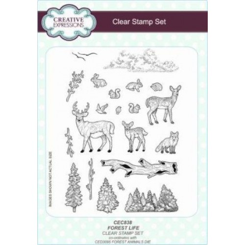 Forest Life - Creative Expressions Clear Stamp Sets CEC838